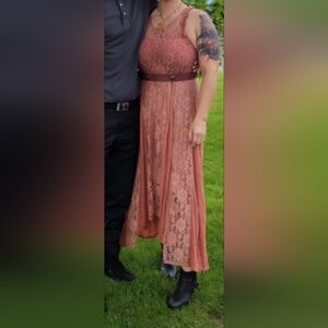 Incredible Vintage Free People Lace Dress - Size Large